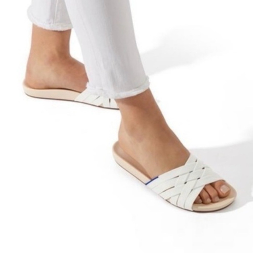 💙 Rothy’s | The Slide in Cloud White 💙